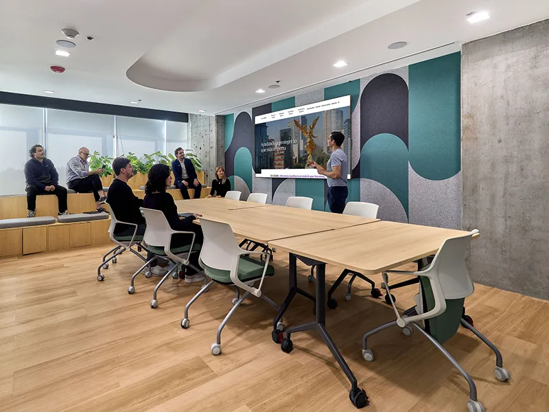 Remodelación de oficinas de Chubb Mexico por Contract Workplaces