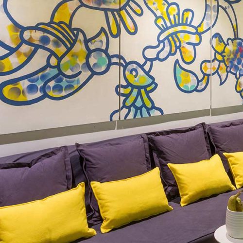 Diseño de oficina con tacto