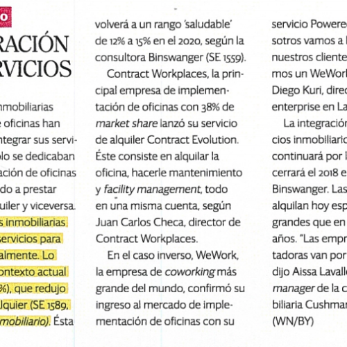 INMOBILIARIO- Integración de Servicios