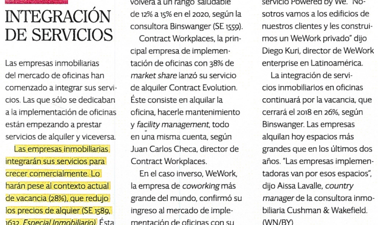 INMOBILIARIO- Integración de Servicios