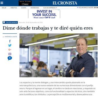 Víctor Feingold - Nota Diario El Cronista - Identidad del Espacio de Trabajo