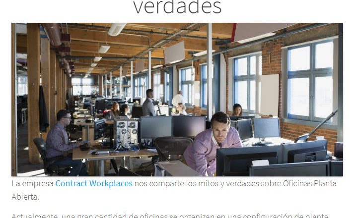 Mitos y verdades del Open Plan