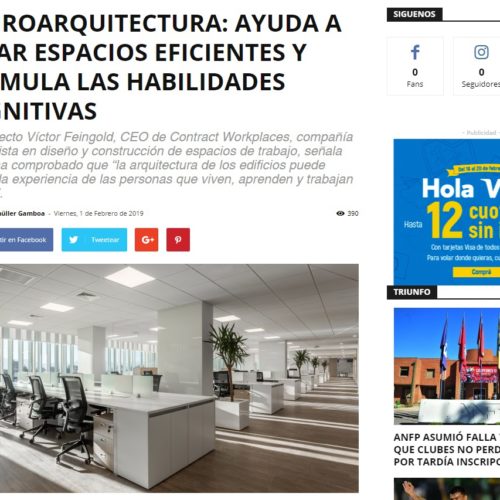 nota en la nacion chile de neuroarquitectura