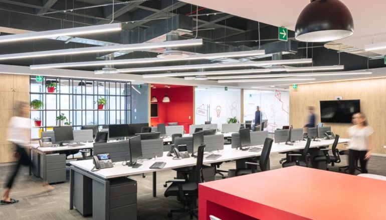 Interiorismo para Oficinas de Logicalis Mexico por Contract Workplaces