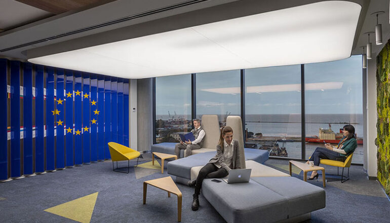 Arquitectura oficinas Unión Europea Argentina por Contract Workplaces