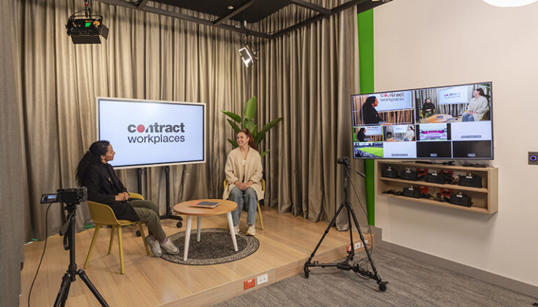 Construcción sala de Streaming para Empresa de seguros por Contract Workplaces
