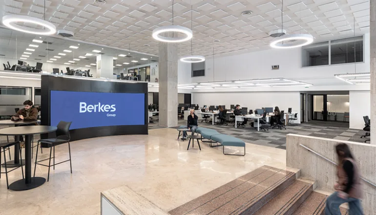 Diseño de oficinas de Berkes Uruguay por Contract Workplaces