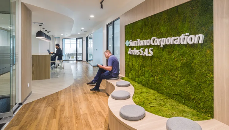Diseño de oficinas de Sumitomo Perú por Contract Workplaces